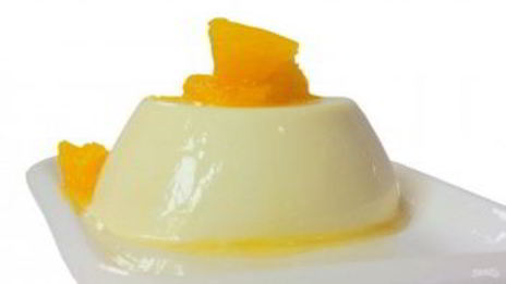 апельсиновая панна котта