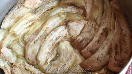 баклажановый десерт с рикоттой и шоколадом