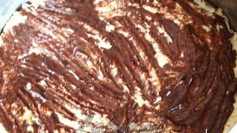 баклажановый десерт с рикоттой и шоколадом