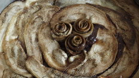 баклажановый десерт с рикоттой и шоколадом