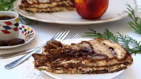 баклажановый десерт с рикоттой и шоколадом