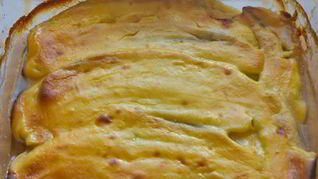 Бананы, запеченные с творогом