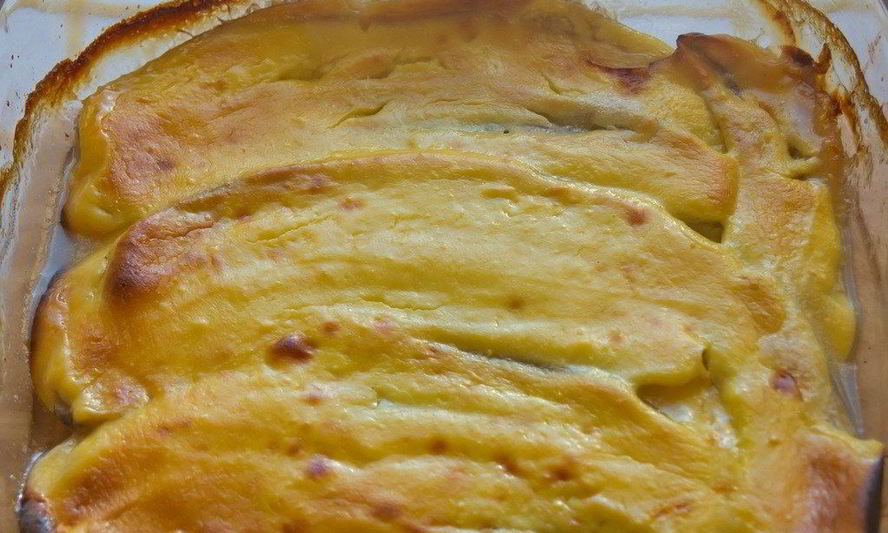 Рецепт бананы, запеченные с творогом