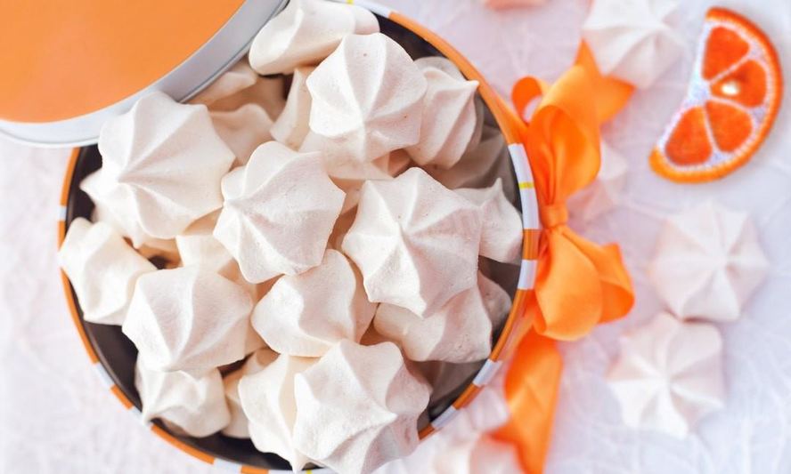 Рецепт апельсиновое безе с винным камнем