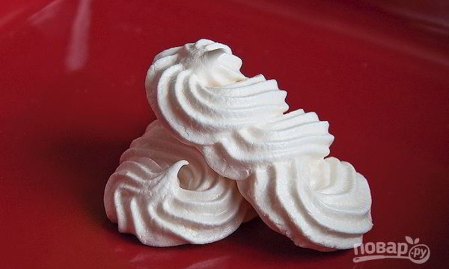 Рецепт безе из французской меренги