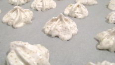 безе с миндалем