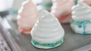 Безе с мятной карамелью