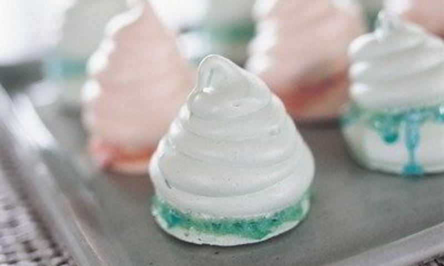 Рецепт безе с мятной карамелью