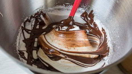 безе с шоколадом