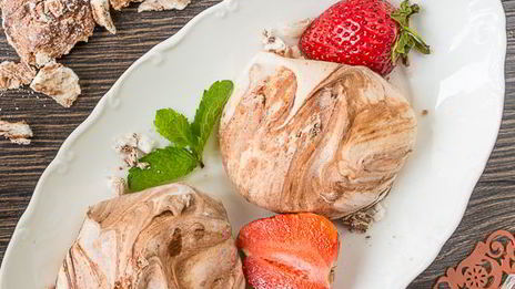 безе с шоколадом