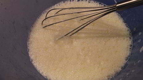 французские блинчики с яблоками и безе