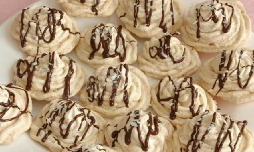 Рецепт миндально-кокосовые безе