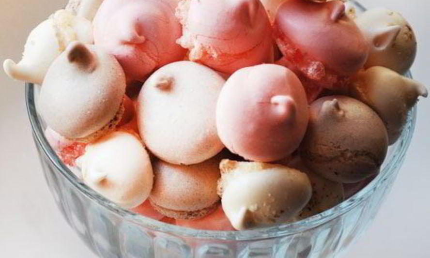 Рецепт разноцветные безе с ореховой пудрой