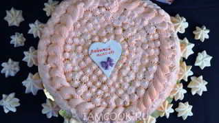 Торт-безе для любимой мамочки