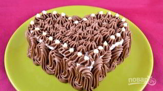 Тортик Безе в шоколаде