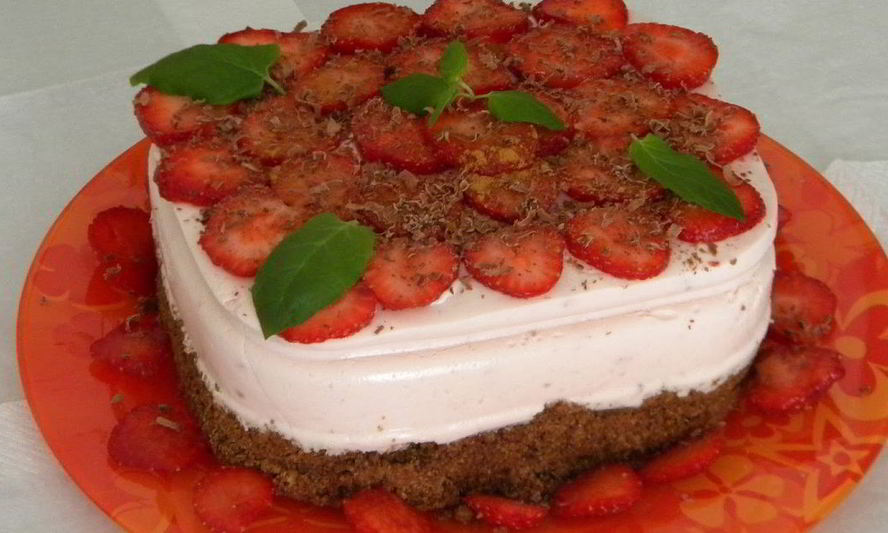 Рецепт десерт из клубники