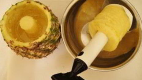 десерт из свежего ананаса