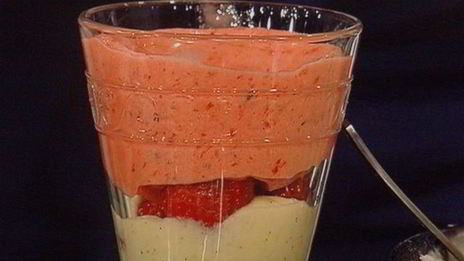 десерт клубничная павлова