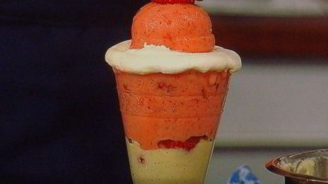 десерт клубничная павлова