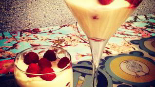 Десерт с маскарпоне и ягодами