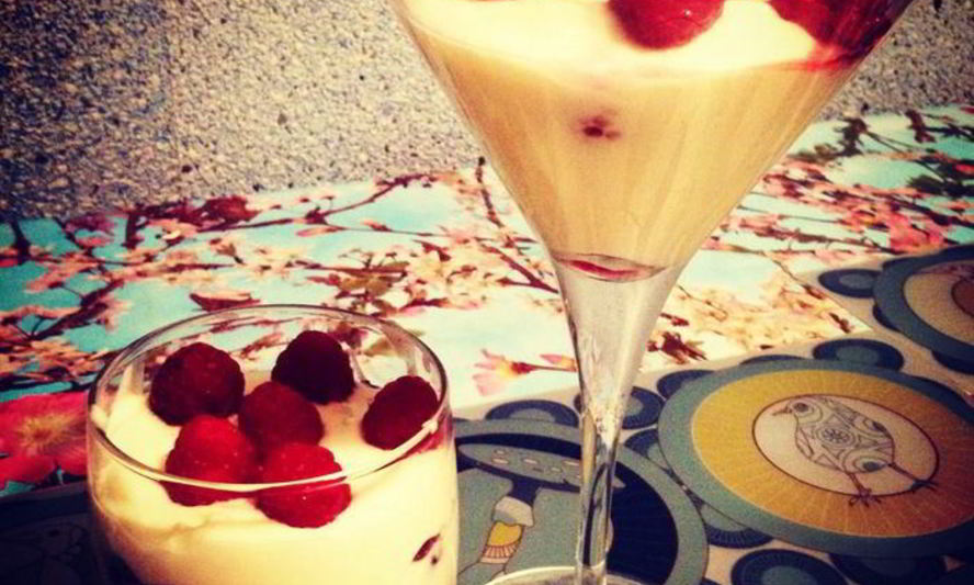 Рецепт десерт с маскарпоне и ягодами