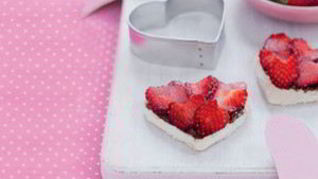 Десерт валентинка
