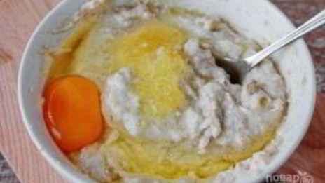 диетический десерт из творога и банана