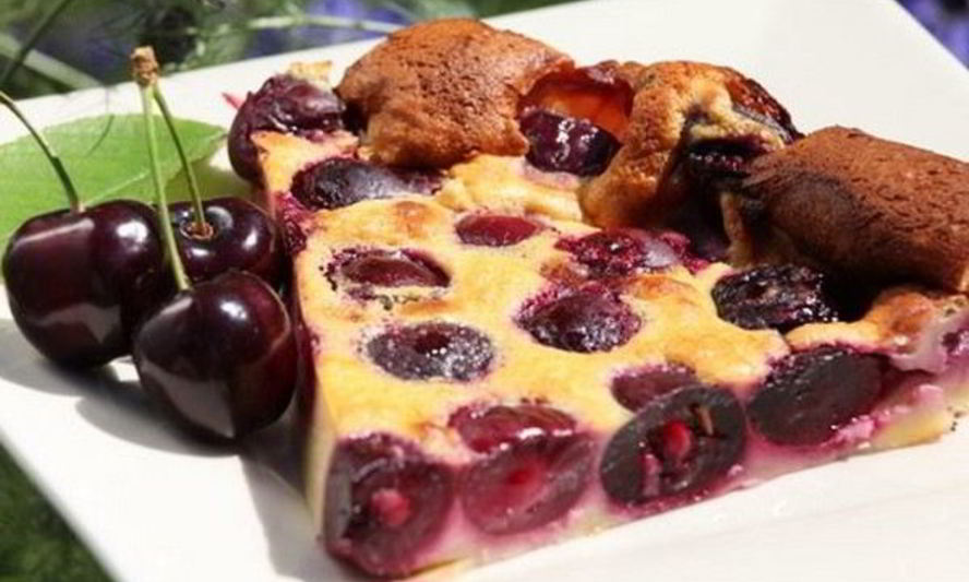 Рецепт французский вишневый клафути