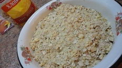 фруктово-ягодный крамбл