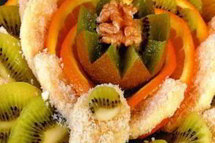 Фруктовый десерт Тропики