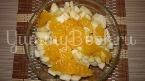 фрукты в желе