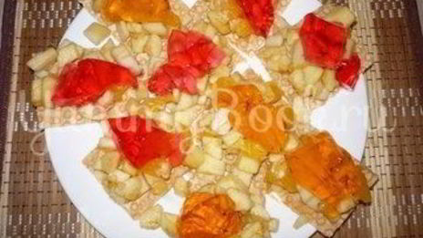 фрукты в желе