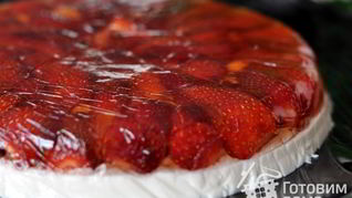 Клубнично-сливочный десерт