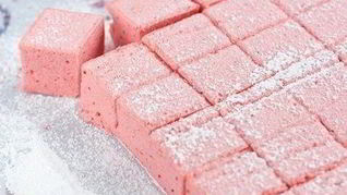 Домашние конфеты Клубничные облака