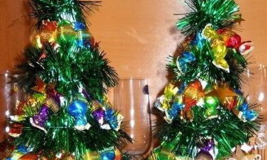 Рецепт елка из конфет