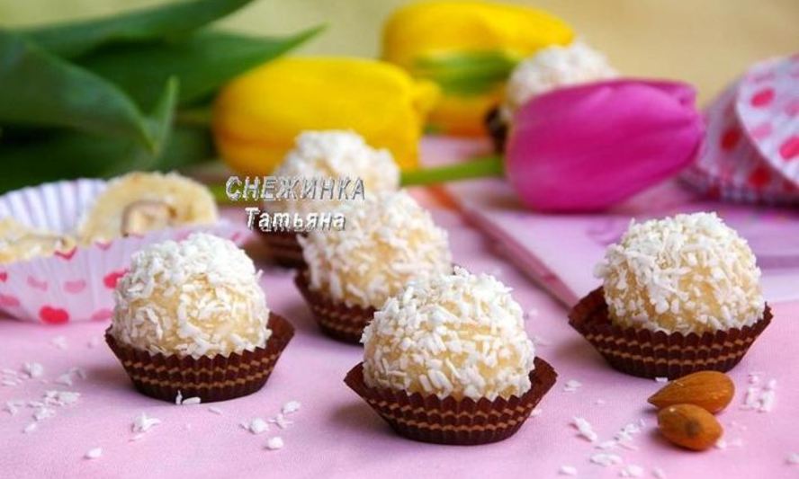 Рецепт кокосовые конфеты сладкая весна