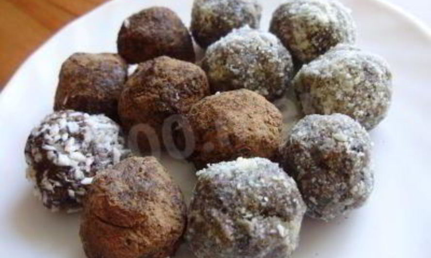 Рецепт конфетки для сыроедов