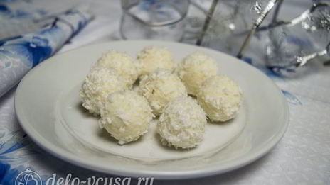 конфеты из кокосовой стружки и сгущенки