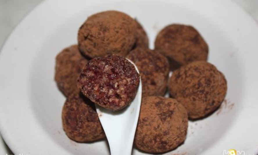 Рецепт конфеты из отрубей и вяленой клюквы