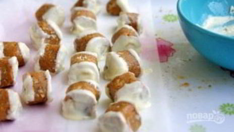 конфеты с банановой начинкой