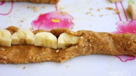 конфеты с банановой начинкой