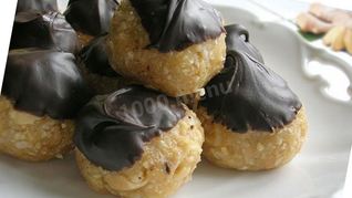 Конфеты с ореховой пастой