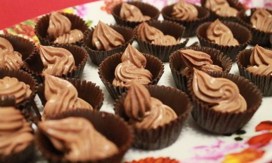 Рецепт конфеты с шоколадно-сливочной начинкой