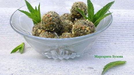 конфеты со щавелем и мятой