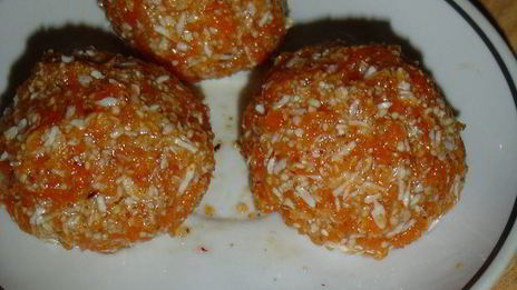 морковные конфетти