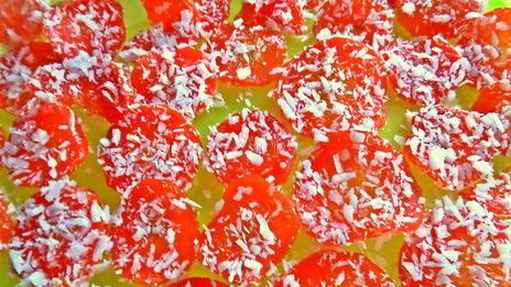 морковные конфеты в кокосе