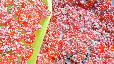 морковные конфеты в кокосе