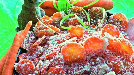 морковные конфеты в кокосе