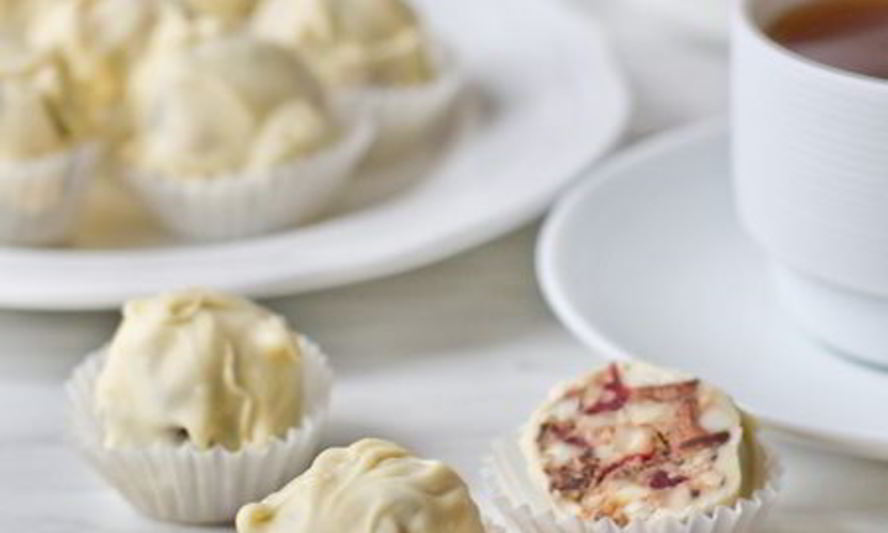 Рецепт ореховые конфеты в белом шоколаде