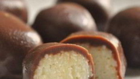 шоколадно-кокосовые конфеты